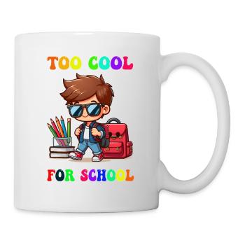 To cool for school - Tasse - Weiß - Rechts