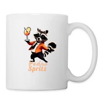 raccoon,graffiti,illustration,pedro - Mug - white - Right