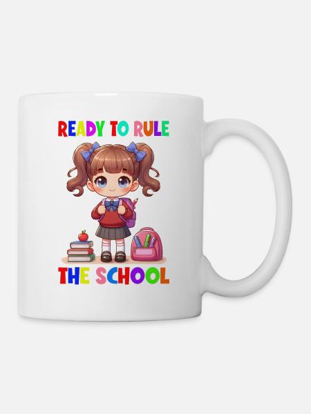 Ready to rule the school - Tasse - Weiß
