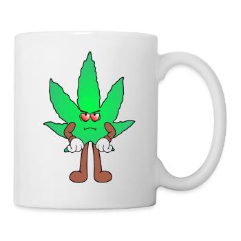Der Bloom - Weed Cannabis Stoned Hanf Marihuana - Tasse - Weiß - Rechts