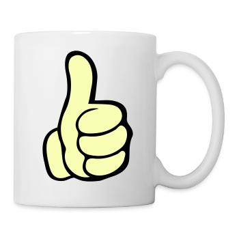 like hand - Mug - white - Right