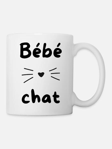 Baby-Katze - Tasse - Weiß