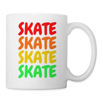 Skate - Tasse - Weiß - Rechts