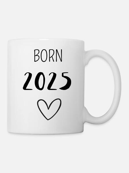 BORN 2025 - Tasse - Weiß