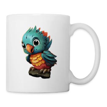 Cartoon Parrot - Mug - white - Right