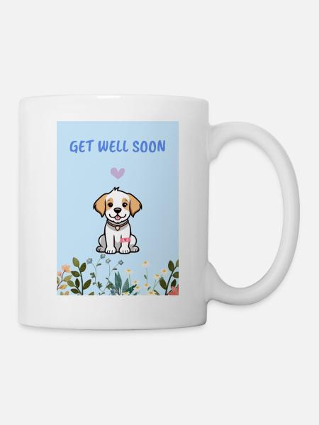 Gute Besserung Geschenk - Tasse - Weiß