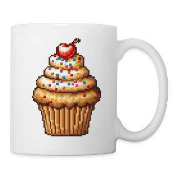 Muffin Pixel Icon - Mug - white - Right