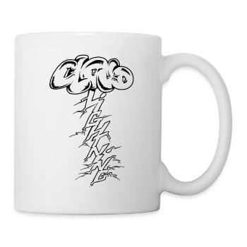 Stormy weather (black and white) - Mug - white - Right