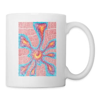 Steinerweichende Liebe und Freundlichkeit 2 - Tasse - Weiß - Rechts