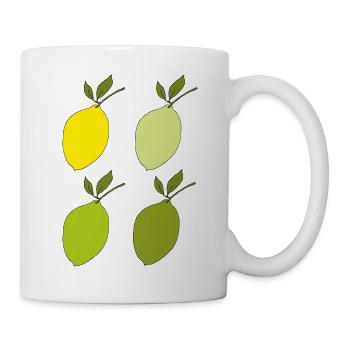 citron vert - Mug blanc - blanc - Droite