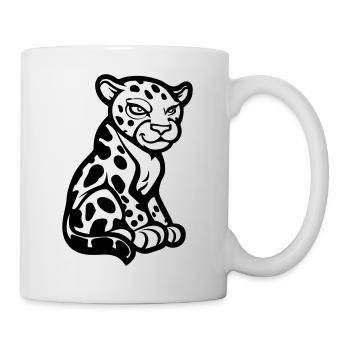 Cheetah Animal Comic - Mug - white - Right