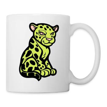 Cheetah Animal Comic - Mug - white - Right