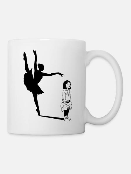 Ballet / Danseuse de ballet / Ballerine - Mug blanc - blanc
