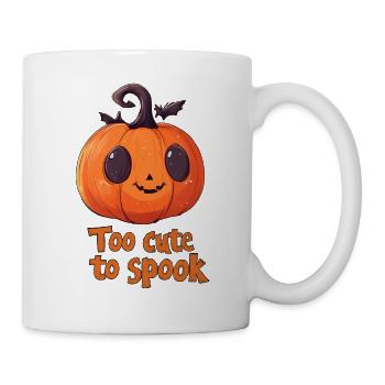 Trop mignon pour faire peur - Mug blanc - blanc - Droite
