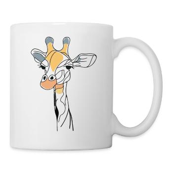 Giraffe - Tasse - Weiß - Rechts