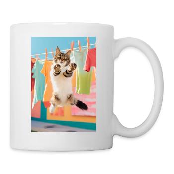 Cat wash - Mug - white - Right