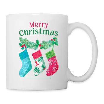 Merry Christmas - Tasse - Weiß - Rechts