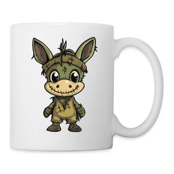 Donkey Halloween Funny Zombie - Mug - white - Right