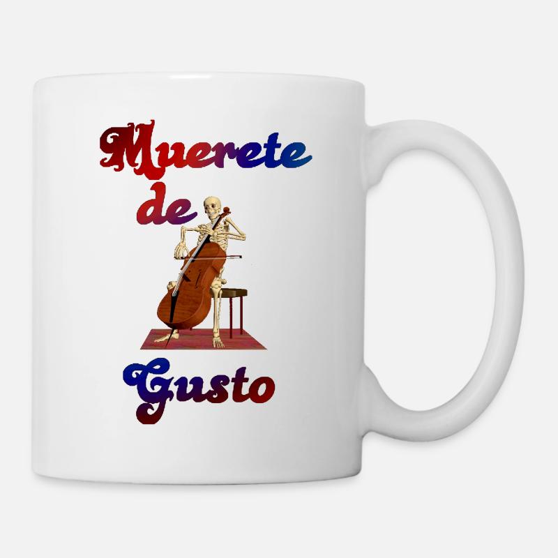 Orchester-Skelett - Tasse - Weiß