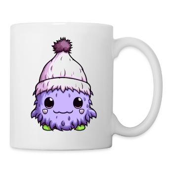 Erkältung Winter Virus Comic - Tasse - Weiß - Rechts