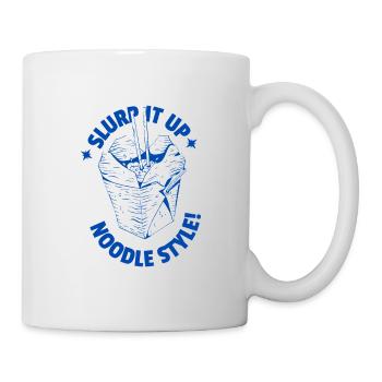 Slurp your Noodles - Tasse - Weiß - Rechts