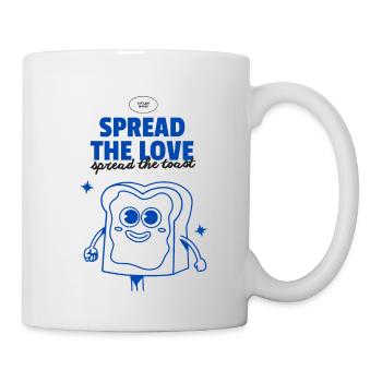Étalez le pain grillé - Mug blanc - blanc - Droite
