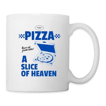Pizza - Une tranche de paradis - Mug blanc - blanc - Droite
