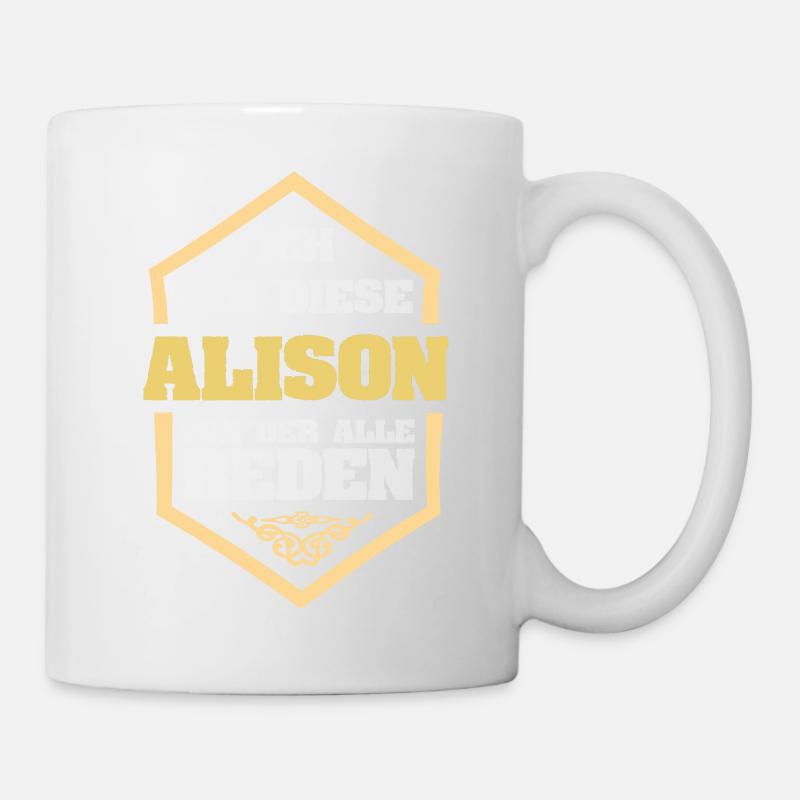 Alison comme surnom - Mug blanc - blanc