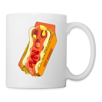 HEISSER SCHREI - Tasse - Weiß - Rechts