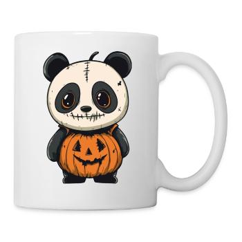 Panda Halloween Bande Dessinée Drôle - Mug blanc - blanc - Droite