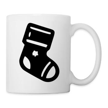 Chaussette Noël - Mug blanc - blanc - Droite