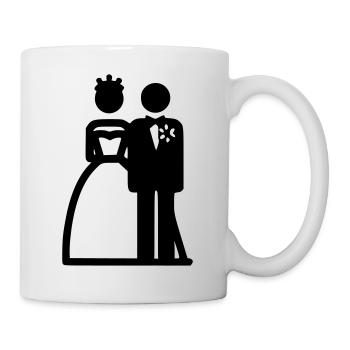 Verheiratet - Tasse - Weiß - Rechts