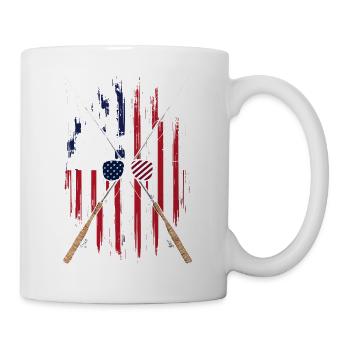 Fliegenfischen in den USA - Tasse - Weiß - Rechts