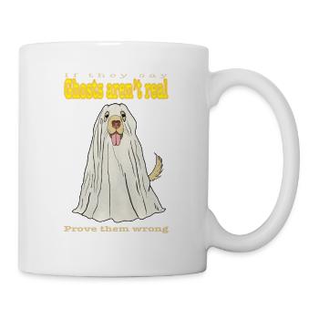 Déguisement de chien fantôme drôle de dicton - Mug blanc - blanc - Droite