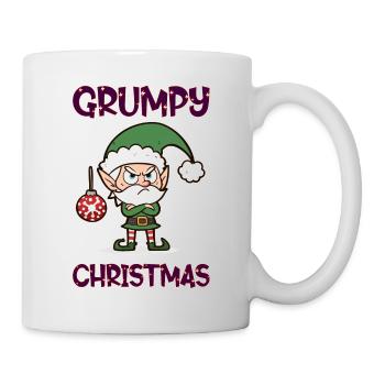 Grumpy Christmas Elf - Mug - white - Right