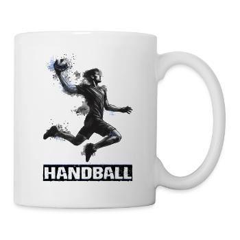 Handball - Tasse - Weiß - Rechts