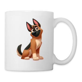 berger allemand 14 - Mug blanc - blanc - Droite