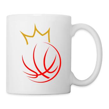 Basketball T-shirts,Hoodies,Caps in Kronen-design - Tasse - Weiß - Rechts