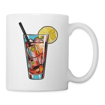 Limonade Drink - Tasse - Weiß - Rechts