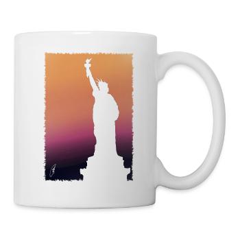 Lady Liberty - Tasse - Weiß - Rechts