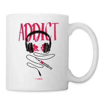 For a DJ - Music addiction - Mug - white - Right
