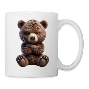 Bär grimmig 2 - Tasse - Weiß - Rechts