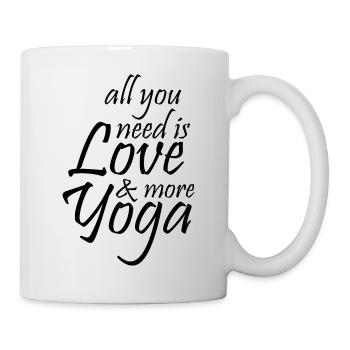 Yoga Meditation Spa Namaste - Tasse - Weiß - Rechts