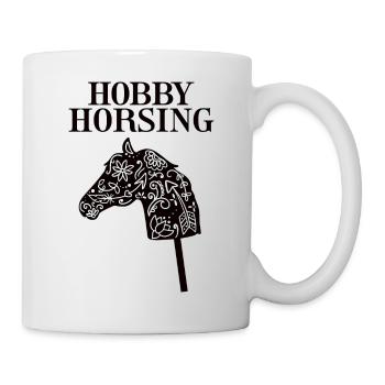 Hobby Horsing Pferdekopf Hobbyhorse Steckenpferde - Tasse - Weiß - Rechts