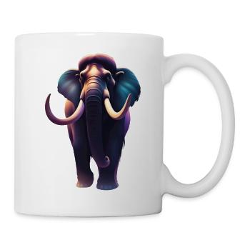 Big scary mammoth - Mug - white - Right