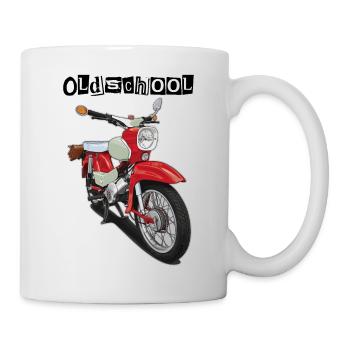 Étoile (rouge) // Illustration - Mug blanc - blanc - Droite