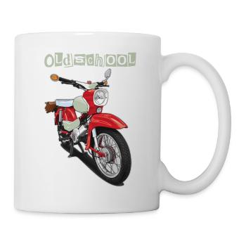Étoile (rouge) // Illustration - Mug blanc - blanc - Droite