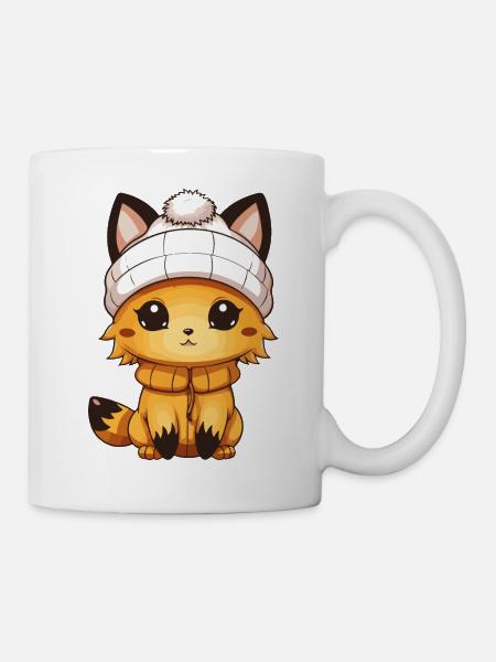 Fuchs Comic - Tasse - Weiß