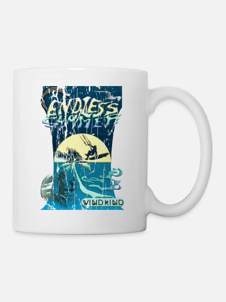 Endless summer Kiteboarding - Tasse - Weiß