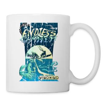 Kiteboarding - Tasse - Weiß - Rechts